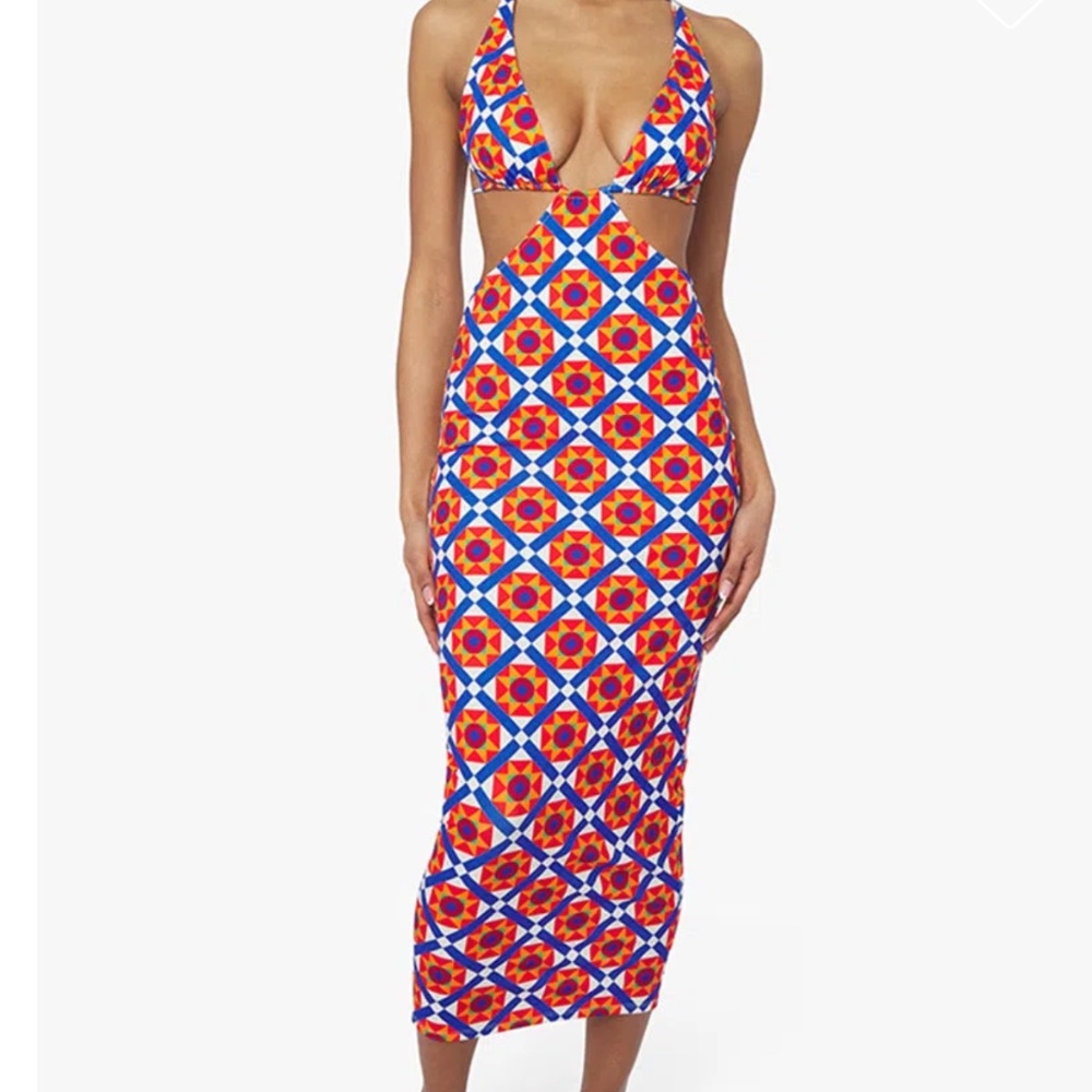 NEW - WE WORE WHAT MOSAIC DRESS MULTI